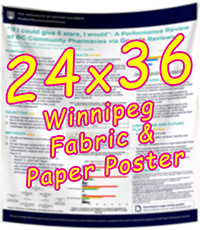 Winnipeg Fabric & Paper Research Poster 24x36 from $40 cad