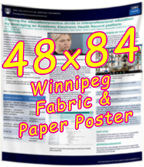Winnipeg Fabric & Paper Research Poster 48x84 from $115 cad